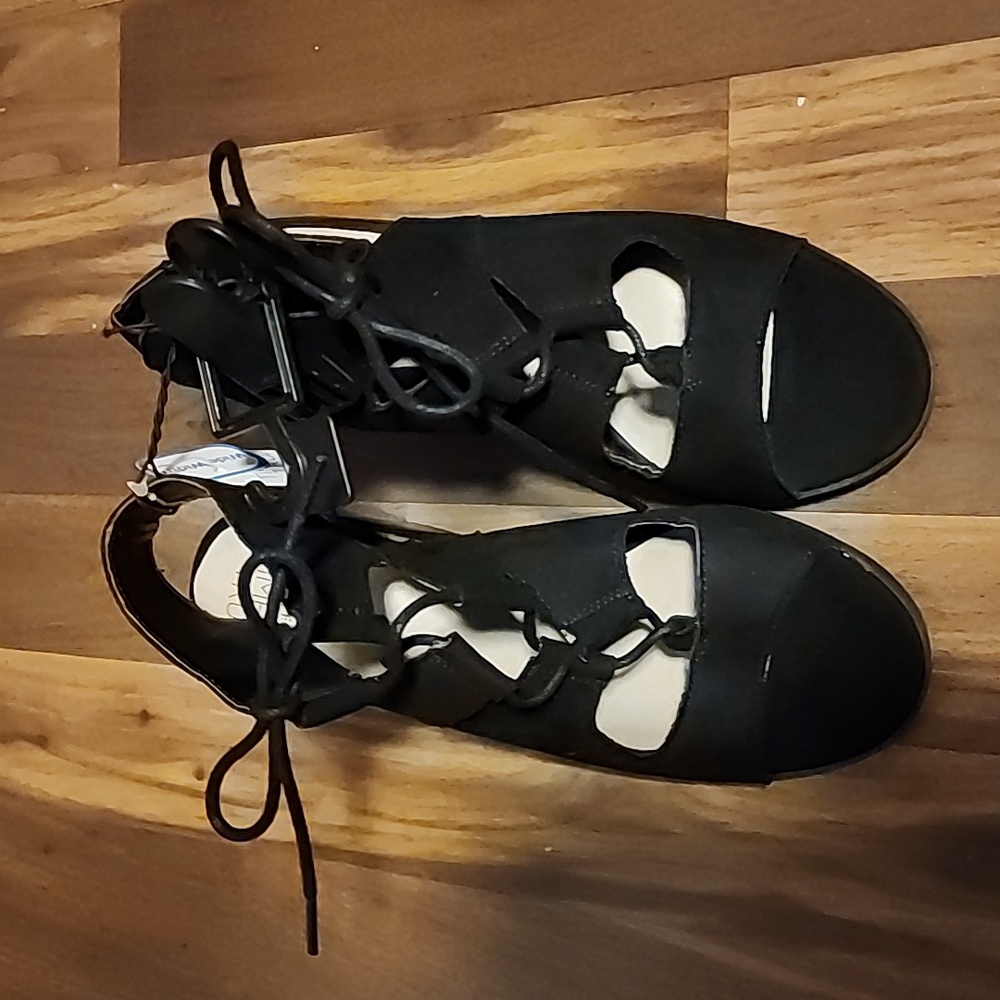 Time and Tru Black Boots Size 6W